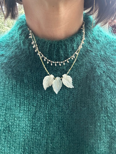 COLLANA-FOGLIE-PLUVIALI-VERDE