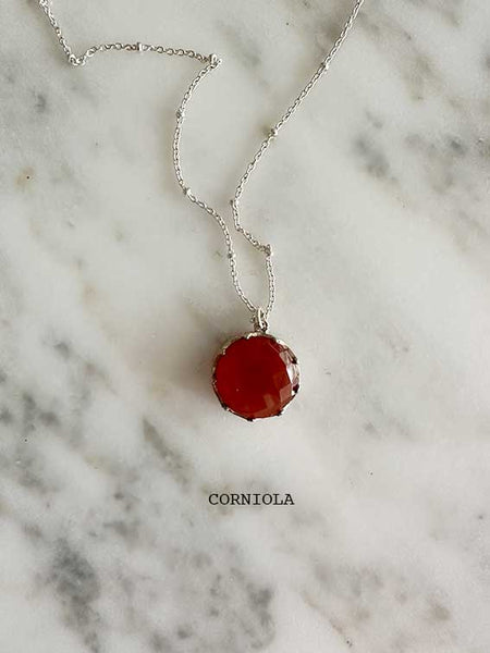 Collana con corniola